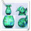 Vase de table en verre Corringham