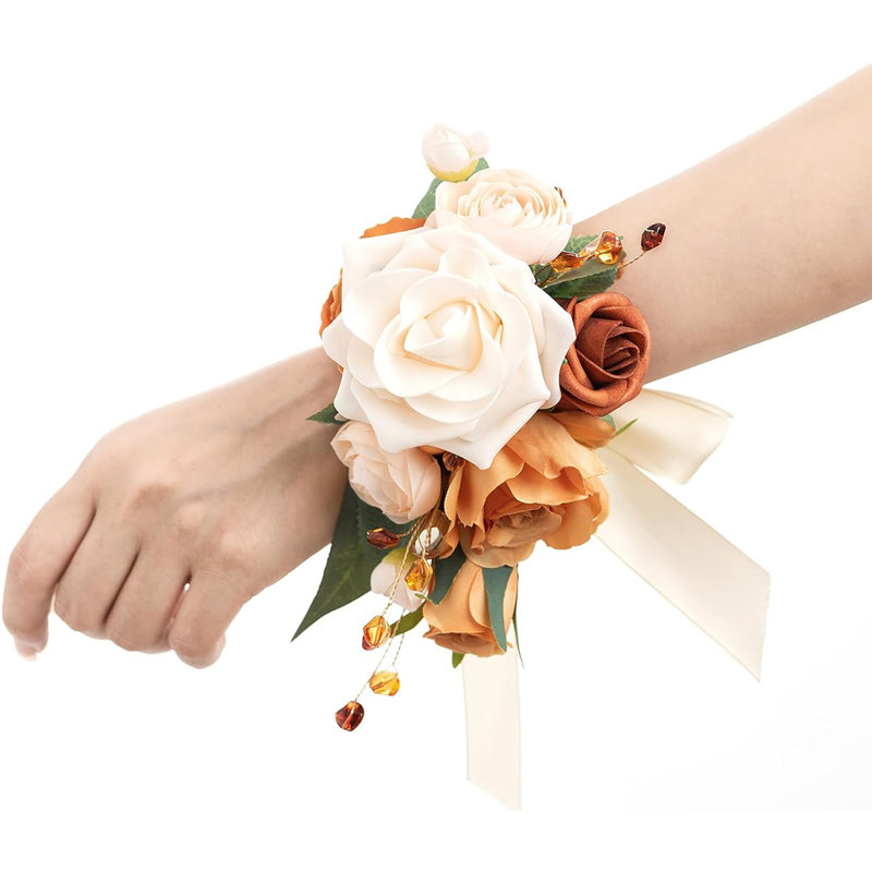 2 pièces fleurs de mariage, fleurs artificielles