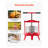 Stainless Steel Fruit Wine Press with Cast Iron Crossbeam, 2.38 Gal Manual Juice Maker for Apple Cider and Grape Tincture