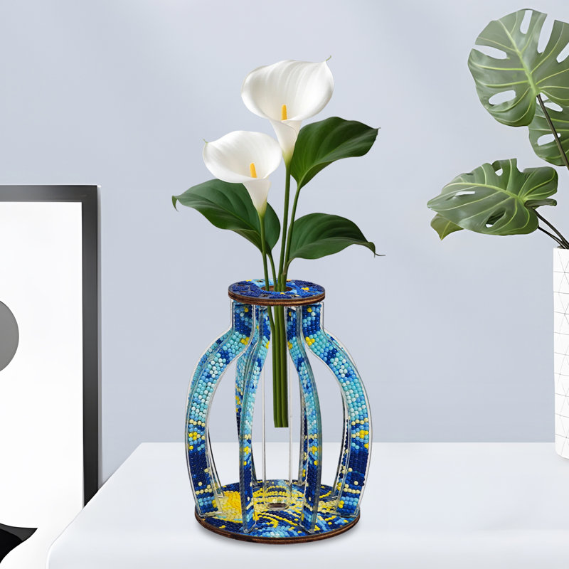 DIY Diamond Painting Vase Kit