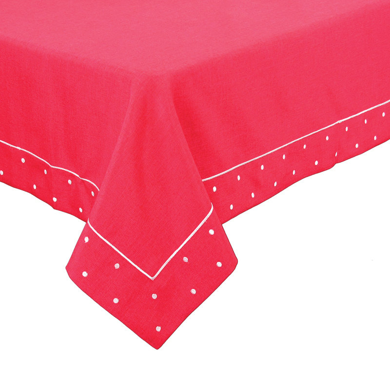 Nappe Breen, L 140 po x l 65 po, Rouge