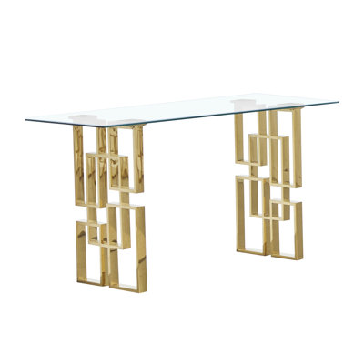 Lusch 60" Console Table by Everly Quinn