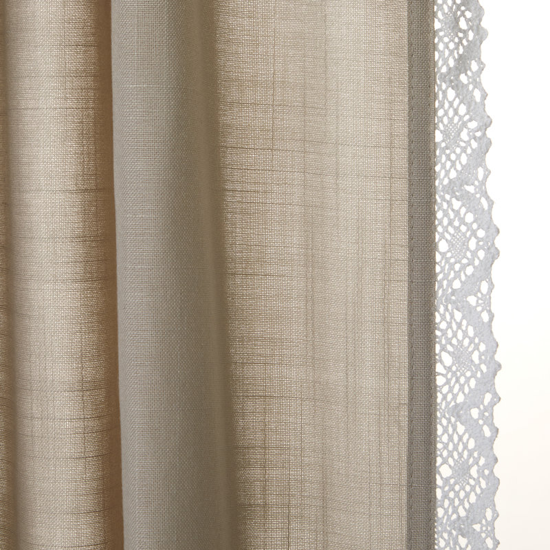 Semi Sheer Pair, 52" W x 84" L, Tan
