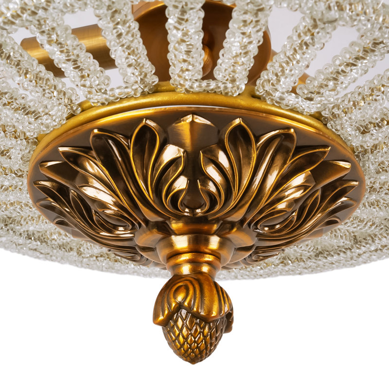 Plafonnier semi-encastré 3 lumières
