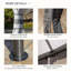 Pavillon de jardin extérieur 10 pi x 12 pi