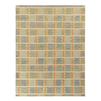 Scandinavian Wool Geometric Area Rug