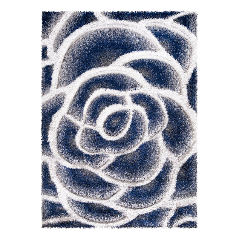 Denardo Floral Area Rug, Rectangle 120 x 170 cm