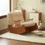 Modern Upholstered Solid Wood Rocking Chair