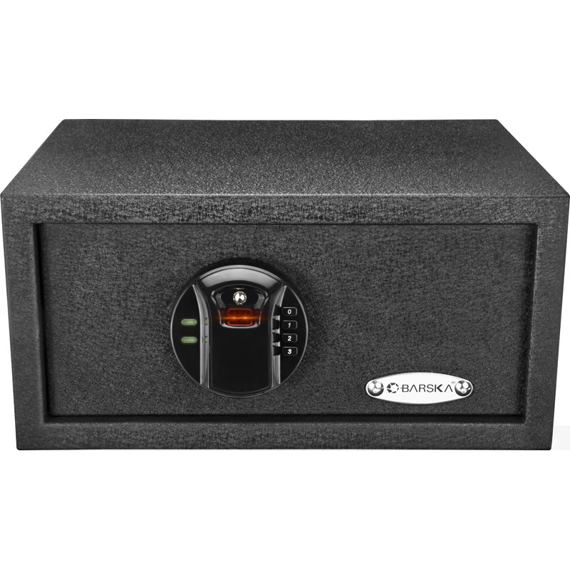 0.46 CUBIC FT BIOMETRIC KEYPAD SECURITY SAFE