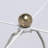 D15x26" Round Aluminum Sheet Gold Table Lamp with White Fabric Shade-194089107-161166366