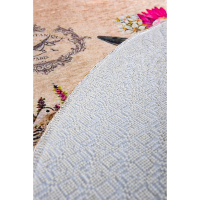 Premium Bathmat, 39.4-Inch Diameter, 100% Polyester, Antiallergic, Dust & Stain Repellent, Non-Slip Underside | Machine Washable at 86°F, 700 GSM | Soft & Durable for Bathroom Safety and Comfort