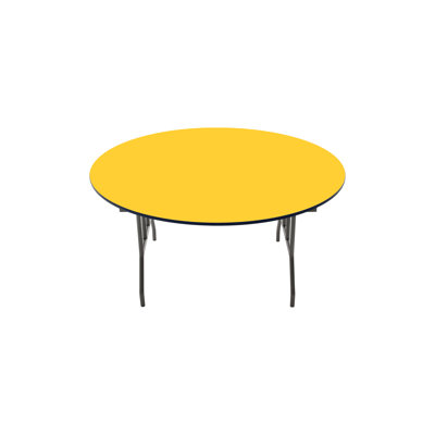 Table pliante - Noyau de panneau de particules - Rond
