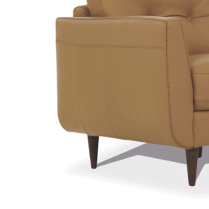 Radwan Camel Leather Chair