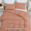 Microfiber Solid Colour Duvet Cover Set-126494697-126494698
