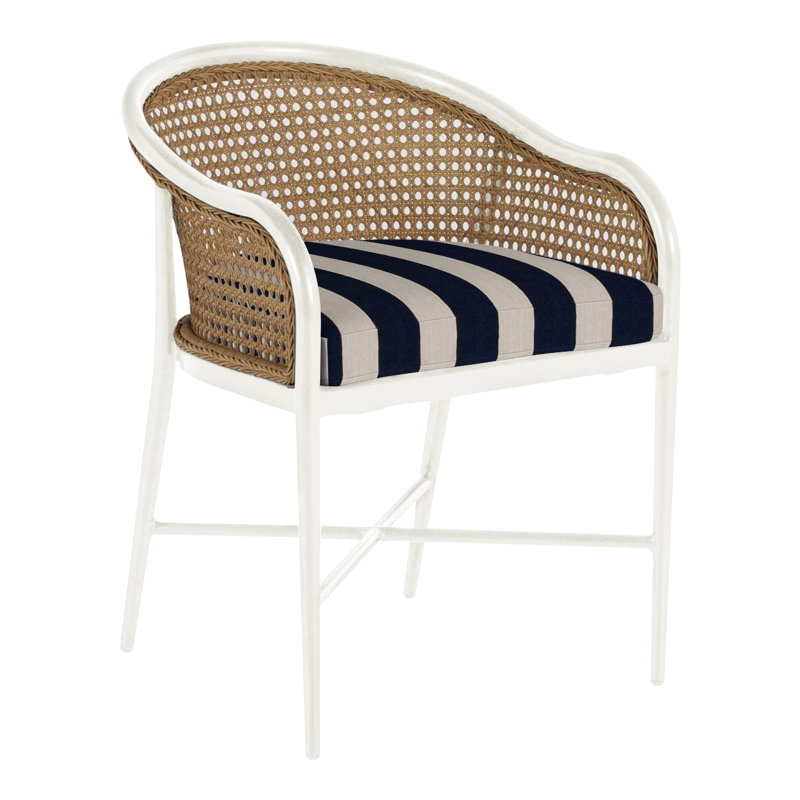 Fauteuil Havana - noir / canne naturelle, Pas de soudure, Chalk/Natural Cane, Perigold Key Figure Onyx