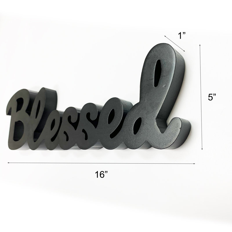 Resia Text Letter Block