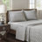 Chevron Printed Microfiber Sheet Set-24113502-24113506
