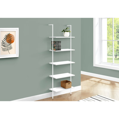 Bibliothèque à 5 niveaux en métal - fonctionnelle pour la décoration de bureau