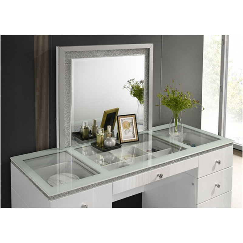 Bureau de coiffeuse avec miroir Jethroe