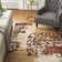Scotia Modern Scroll Tyra Textured Indoor High-Low Area Rug