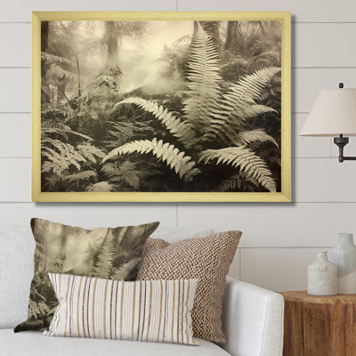 Green Fern Scenery V sur toile