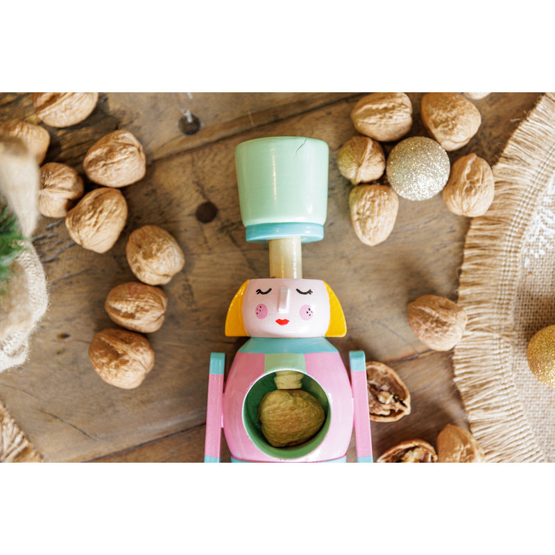 KitchenCraft The Nutcracker Collection Wooden Female Nutcracker