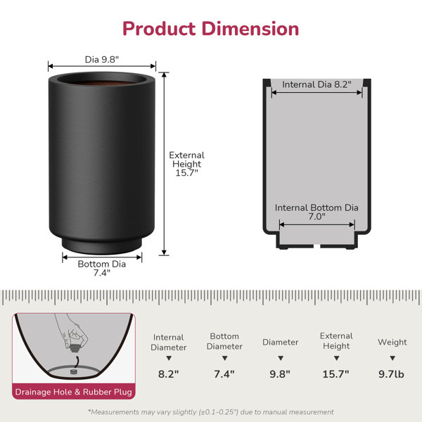 Dimensions du produit