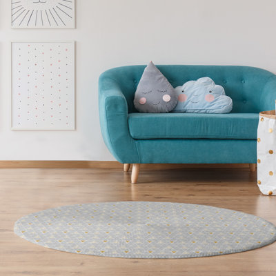 Chenille Geometric Indoor Rug