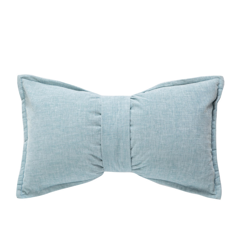 Oreiller réversible SEATTLE SOLID, Bleu mer, Polyester