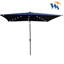 Parasol solaire solaire pour terrasse - 10 pi x 6,5 pi, auvent extérieur 10 x 6,5 pi, inclinaison à bouton-poussoir-1671374719