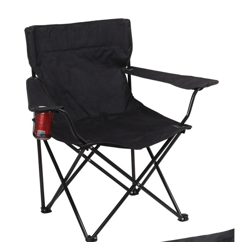 Leticia Folding Camping Chair, Black
