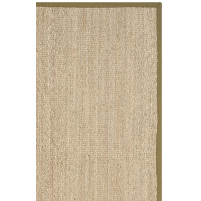 Auckland Bamboo Slat/Seagrass Natural/Olive Area Rug