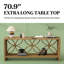 Élégante table d'entrée, console avec structure stable et beaucoup de rangement pour les maisons modernes