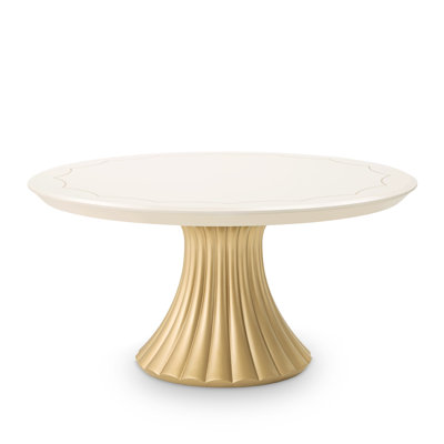 Fantosini 60" Round Dining Table - Creamy Pearl