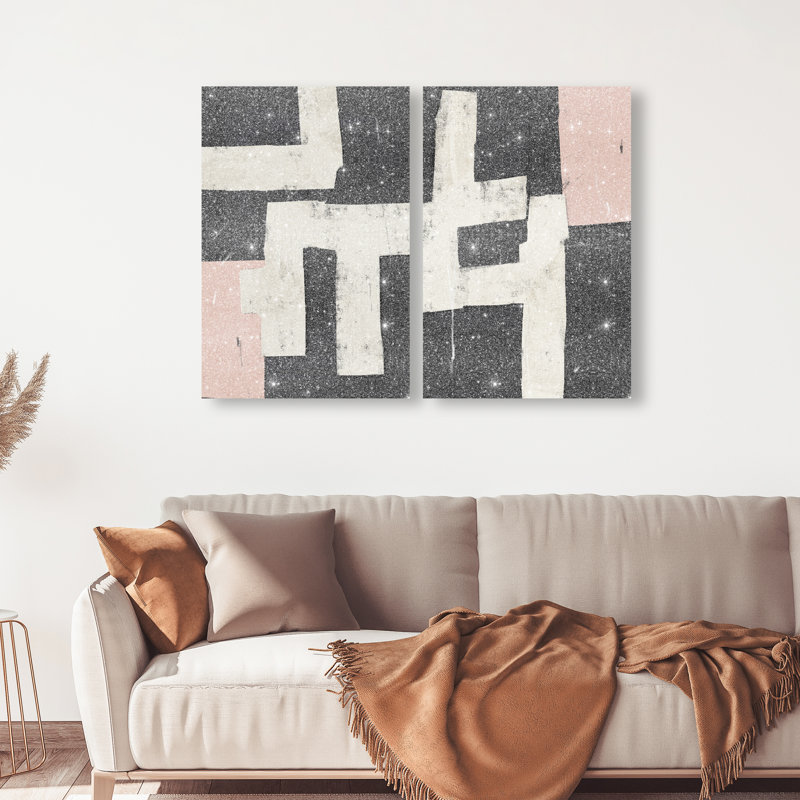 Placed Together Set Set by Oliver Gal, 30"H x 45"W, Gallery Wrapped