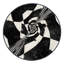Tapis gris moelleux moelleux Art Deco-708980897