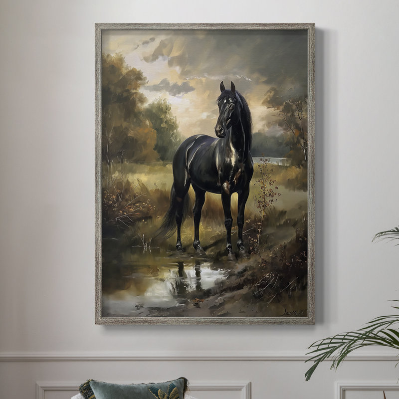 ANIMALS Series CCCCX, reproduction encadrée - bois massif, H 11 po x l 9 po