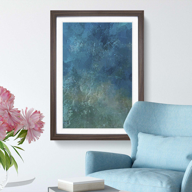 A Daydream in Abstract - Framed Print, Walnut Framed, 33cm H x 24cm W x 2cm D