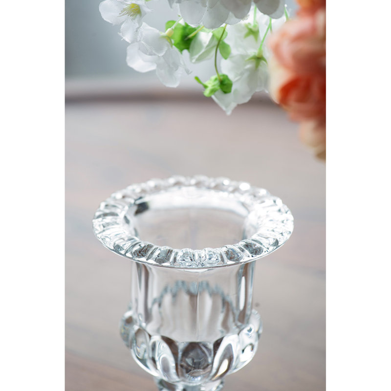 Ariquer Glass Table Vase, 8" H x 6" W x 6" D