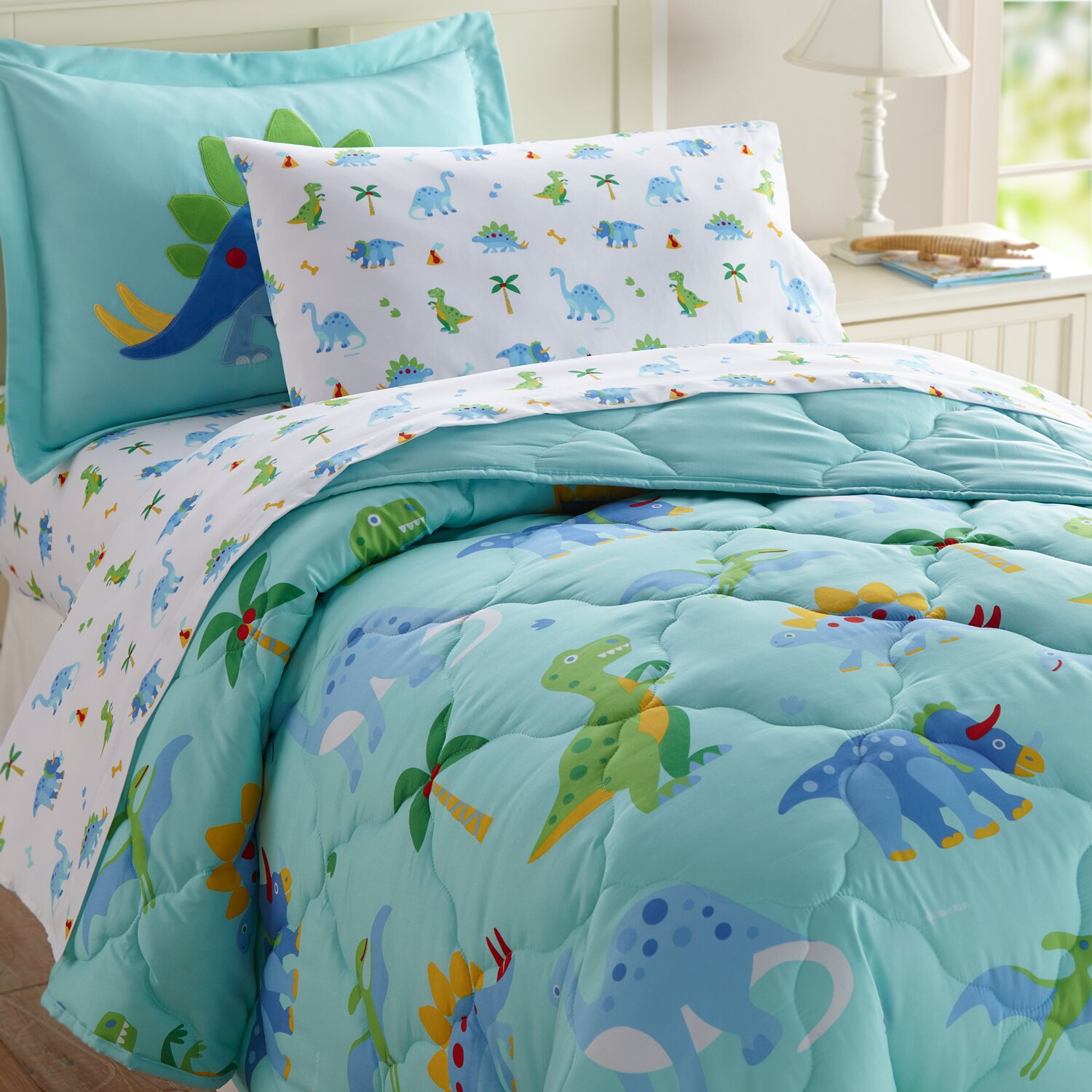 Dinosaur shop sheets twin