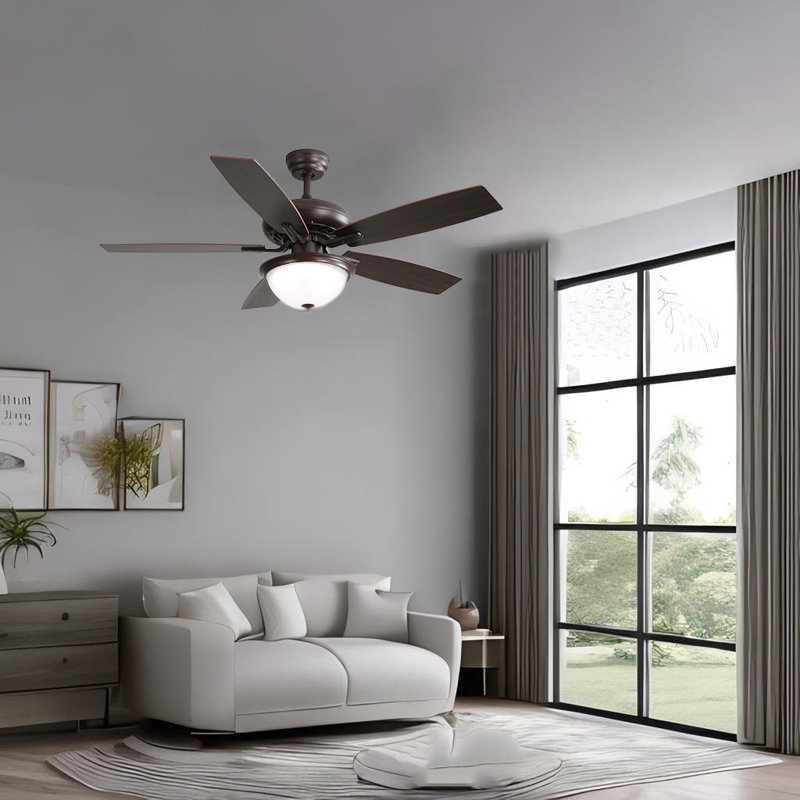 Neidelin 52'' Ceiling Fan with Light Kit