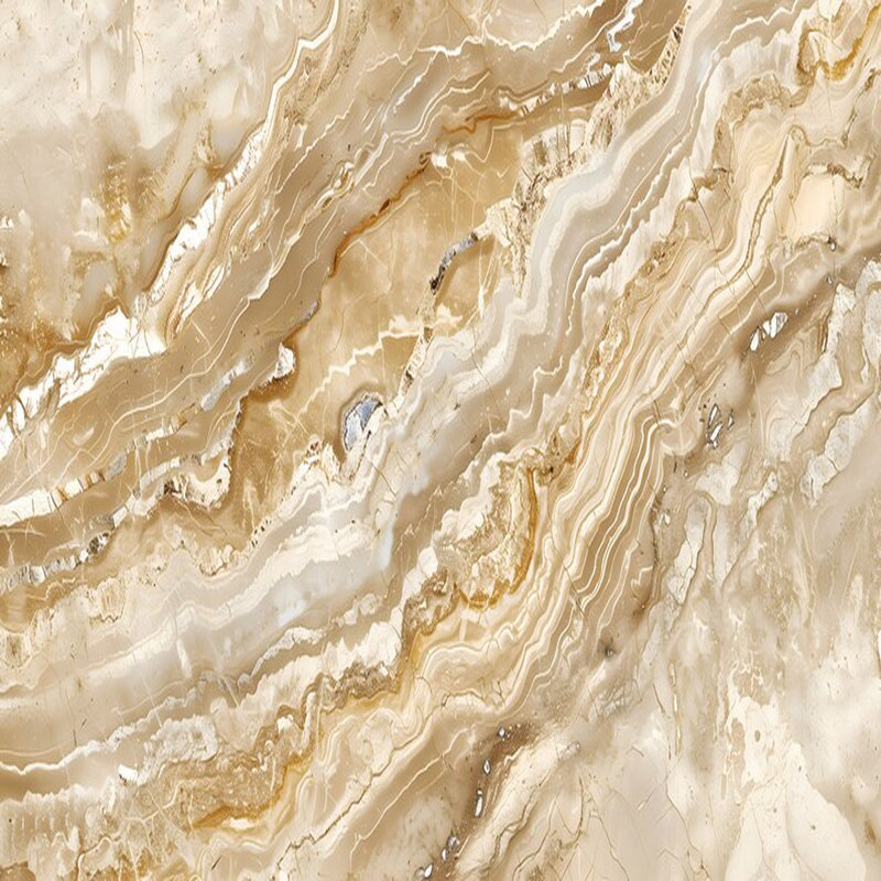 Golden Sand Marble Flow, 96" L x 108" W