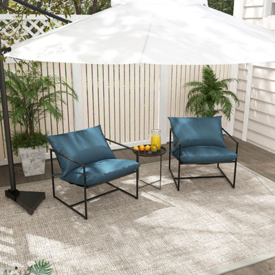 Fauteuil de loisir 2 pièces avec siège imperméable intérieur et extérieur