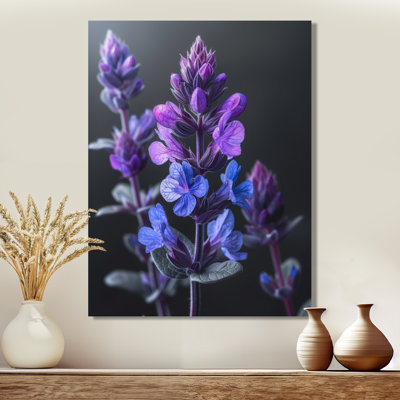 Mauve bleu, lilas, Natures Nuance - lilas, art mural
