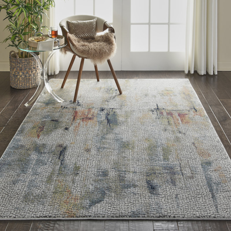 Abstract Indoor Rug, Rectangle 5'3" x 7'6"