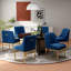 Chaise d'appoint en velours Baudel-2036812385-2036812409