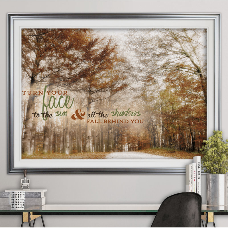 « front of automne », reproduction de peinture à l’acrylique encadrée, Argent, H 30 po x l 40 po x P 1,5 po
