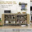 Buffet 59 po en rotin 59 po avec 4 portes Naturel-2011726585-2011726586