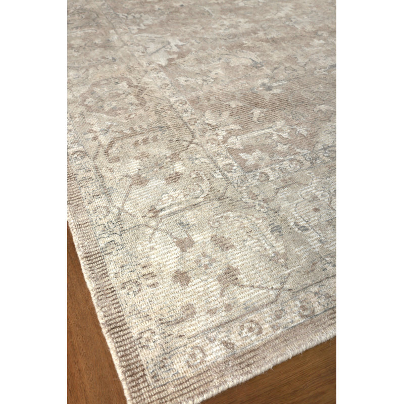 Tuscany Oriental Area Rug in Tan, Rectangle 12' x 15'