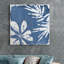 « tropical indigo expositions iii »-reproduction d’art sur toile tendue-439464187